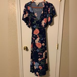 DM COLLECTION
Rayla Faux Wrap Knit Dress Size 18W